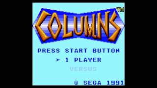 Columns Game Gear  BGM 02 Gameplay Theme A [upl. by Bevin555]