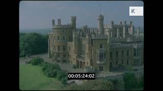 1970s Aerials Raby Castle Belvoir Castle UK [upl. by Yaker]