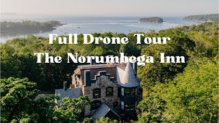 Full Interior Drone Tour of The Norumbega Inn [upl. by Viola]