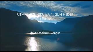 HIZLI OKUMA HEDEF BELİRLEME [upl. by Kathrine398]