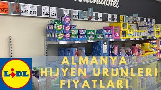 Almanya Market Alışverişi  Tuvalet Kağıdı Deterjan Şampuan Sabun Fiyatları  Lidl Market [upl. by Okwu]