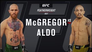 Conor McGregor vs José Aldo  The Notorious Conor McGregor  UFC 4 [upl. by Akisej209]