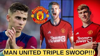 Man United Bid for Fermin Lopez Branthwaite vs De Ligt  Man United Transfer News Latest [upl. by Laurence]