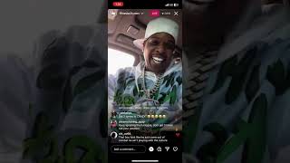 Finesse2Tymes diss HoneyComb Brazy in Song on IG Live PT2 Must See [upl. by Anauqahs]