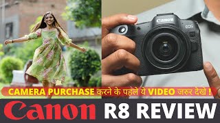 Canon R8 full review in Hindi [upl. by Ynohtnad362]