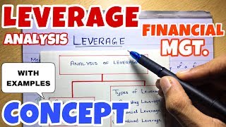 1 Leverage Analysis  Concept  Financial Management  BCOM  BBA  CMA [upl. by Kelton]