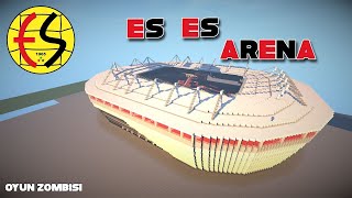 ES ES Arena MİNECRAFT STADYUM YAPIM  MİNECRAFT [upl. by Malaspina]