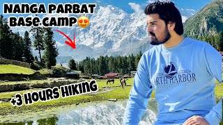 3 HOURS HIKING FOR NANGA PARBAT BASE CAMP ft FAIRY MEADOWS [upl. by Tobi671]