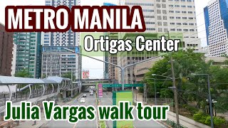 Metro Manila Walk  Julia Vargas Avenue Ortigas Center Walking Tour [upl. by Remington]