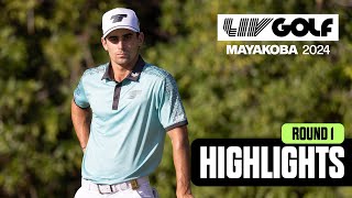 FULL HIGHLIGHTS Niemann dominates Rd 1 with 59  LIV Golf Mayakoba [upl. by Katz]