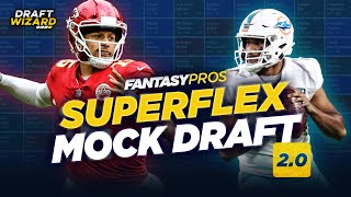 Superflex PPR Mock Draft 20 2021  Fantasy Football PickbyPick Strategy with Jeff Ratcliffe [upl. by Koorb]