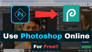 How To Use Photoshop Online Without Download  Photopea an alternative of Photoshop [upl. by Nnyrb]