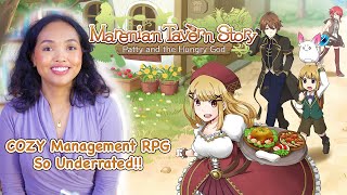 Underrated Cozy RPG Management Game Marenian Tavern Story  Switch Review after beating the game 🤩 [upl. by Anitsyrhc323]