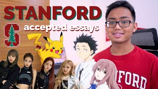 Reading My ACCEPTED STANFORD UNIVERSITY Essays  A Complete Guide [upl. by Gennie]