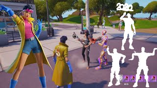 Jubilee skin emote battling in party royale❗️❗️ [upl. by Libys]