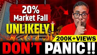 DONT Panic Because 20 Market Fall looks Impossible  Rahul Jain Analysis marketcrash portfolio [upl. by Nylarej554]