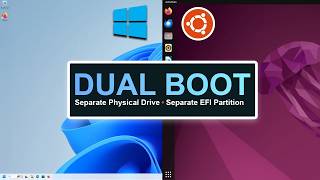 Dual Boot  Windows 11 and Ubuntu LTS  Separate Drive  Separate EFI Partition  Avoid Boot Issues [upl. by Shirl68]