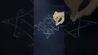 71 dots kolam  simple rangoli designs  daily muggulu easy kolam muggulu rangoli kolam reels [upl. by Albina]