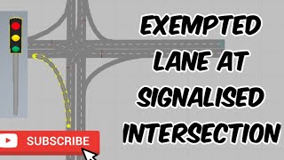 VISSIM Tutorial 6 Exempted Lane for Signalised Intersection  How to change driving rules [upl. by Tertias696]