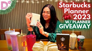 Starbucks Planner 2023 Unboxing amp Review Plus Special Giveaway [upl. by Idonna115]