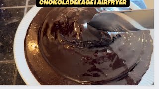 Chokoladekage i Airfryer  Danmark [upl. by Peers]