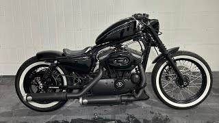 Harley Davidson Sportster 1200 Nightster Bobber Penzl Klappenauspuff [upl. by Pacificas]