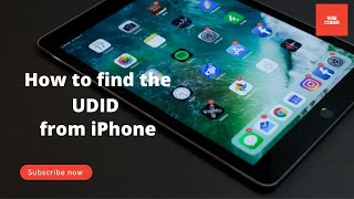 How to Find the UDID for iPhone  How to Find UDID of iPhone or iPad without iTunes [upl. by Nylirehs]