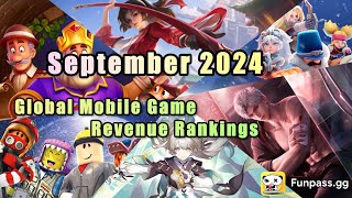 Septembers Top Grossing Mobile Games Rankings [upl. by Ogu]