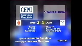 199596 3a  17091995 BariLazio 33 Protti 3WinterCasiraghiSignoriR Servizio DSRai3 [upl. by Stephan]