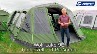 Outwell Wolf Lake 9E Zelt  Bestes Aufblasbares Zelt in 2017  Outwell [upl. by Dorsy]