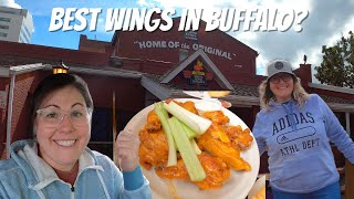 Who Has THE BEST WINGS IN BUFFALO Plus The Best Spot to See Niagara Falls Duffs Vs Anchor Bar [upl. by Ware867]