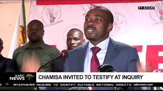 Chamisa invited to testify at inquiry [upl. by Salita]