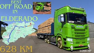 ETS2 Road to Africa Volvo 750 with 1088hp  slippery Roads  muds using Logitech g29 [upl. by Ylle376]