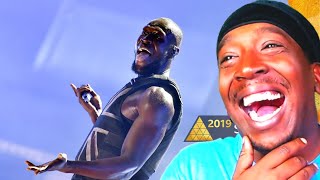 American Reacts To Stormzy  Vossi Bop Glastonbury 2019 [upl. by Irol]