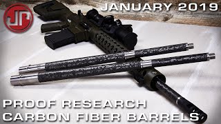 Proof Research Carbon Fiber Barrels  New Product Showcase  JANUARY 2019 [upl. by Uhej]