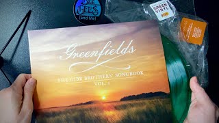 Barry Gibb Greenfields GREEN VINYL EXCLUSIVE Brothers Songbook Vol 1 Cracker Barrel Edition Unboxing [upl. by Hyacinth]