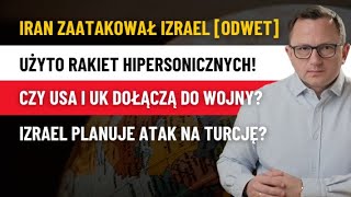 Iran Zaatakował Izrael ODWET Jakie będą Konsekwencje USA i UK Dołączy Do WOJNY [upl. by Yenaffit]