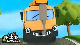 Go Go Caroline the Crane｜Geckos Garage｜Childrens Music｜Trucks For Kids｜Geckos Songs [upl. by Opiuuk]