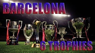 Barcelona 6 of 6 trophies 2009 year  Барселона 6 из 6 трофеев 2009 год [upl. by Yelknirb]