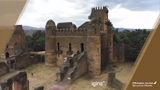 Fasil Ghebbi Royal Enclosure Fortress [upl. by Ahtebbat]