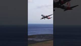 Easyjet STUNNING Go Around at Madeira Airport [upl. by Amzu]