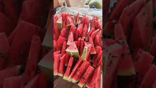 Street Food Gambia watermelon 🍉 [upl. by Onailimixam]