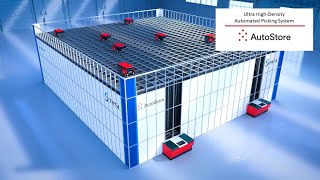 AutoStore Ultra HighDensity Storage and Retrieval System [upl. by Stuppy]