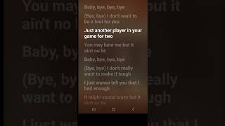 BYE BYE BYE lyrics byebyebye nsync lyrics [upl. by Utir984]