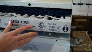 How to Change the air filters and UV lamp on an Abatement Technologies CAP600 HEPA air cleaner [upl. by Ignatzia641]