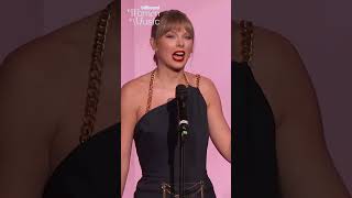 Taylor Swift Talks Proving Haters Wrong During Her Woman of The Decade Speech  Billboard Shorts [upl. by Bartlet]