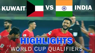 India Edges Kuwait 10 in HardFought  FIFA world cup 2026 qualifiers  Match Highlights  LIVE [upl. by Enautna693]