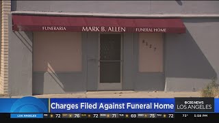 Sun Valley funeral home owner charged for improper care of human remains [upl. by Bebe]