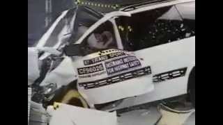 3 Bad Crash Test 2 Crash Test 1997  2005 Pontiac Trans Sport  Montana  Chevrolet Venture IIHS [upl. by Whittemore]