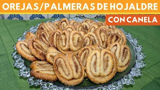 Paso a Paso para hacer OrejitasPalmeras HOJALDRADASCocina de Addy [upl. by Latihs]